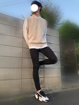 「ショッピング」｜「アイテム（アナログ腕時計）」を使った、The..さん（メンズ・173cm）の春コーディネート
