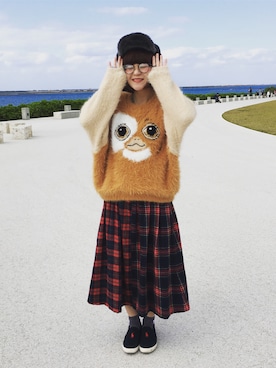 チャッキーナ 𓆌さん（レディース・160cm）の冬コーディネート