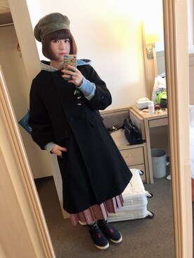 チャッキーナ 𓆌さん(レディース・160cm)の冬コーディネート