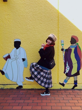 チャッキーナ 𓆌さん(レディース・160cm)の冬コーディネート