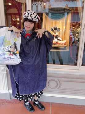 Disney ディズニー のレインコート ポンチョを使った人気ファッションコーディネート 身長 151cm 160cm Wear