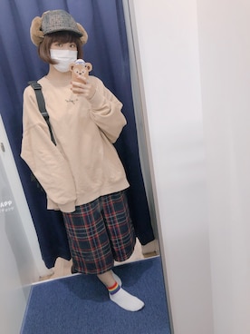 チャッキーナ 𓆌さん（レディース・160cm）の秋コーディネート