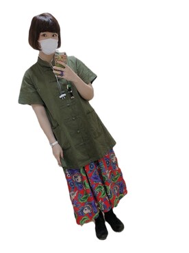 「Marc by Marc Jacobs（マークバイマークジェイコブス）のアイテム（アナログ腕時計）」を使った、チャッキーナ 𓆌さん（レディース・160cm）の秋コーディネート