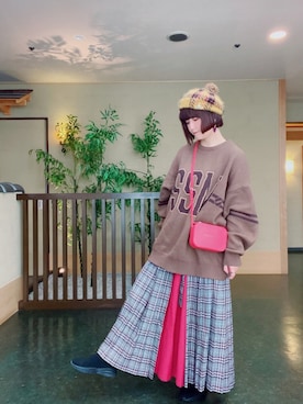 チャッキーナ 𓆌さん（レディース・160cm）の冬コーディネート