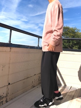 「Right-on（ライトオン）のアイテム（レッグウェア）」を使った、コウダイコジマさん（メンズ・166cm）の秋コーディネート