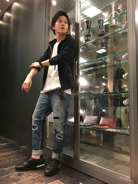 大澤 拓也さん（メンズ・165cm）の春コーディネート