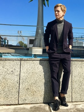 大澤 拓也さん(メンズ・165cm)の秋コーディネート