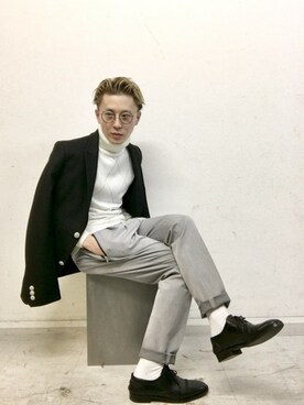 大澤 拓也さん（メンズ・165cm）の秋コーディネート