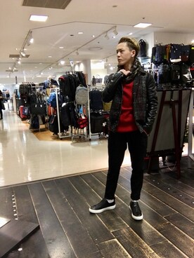 大澤 拓也さん（メンズ・165cm）の冬コーディネート