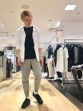 「ジャガーパンツ」｜大澤 拓也さん（メンズ・165cm）の春コーディネート