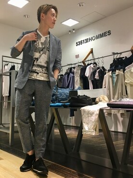 大澤 拓也さん（メンズ・165cm）の夏コーディネート