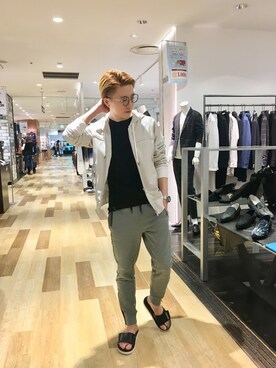 大澤 拓也さん（メンズ・165cm）の夏コーディネート
