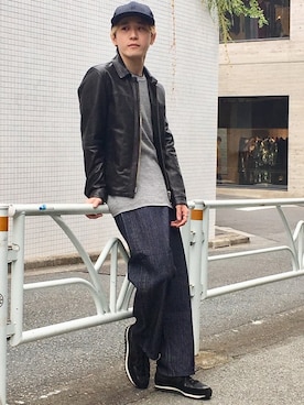 大澤 拓也さん(メンズ・165cm)の秋コーディネート