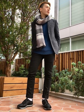 大澤 拓也さん（メンズ・165cm）の冬コーディネート