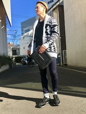 大澤 拓也さん(メンズ・165cm)の冬コーディネート