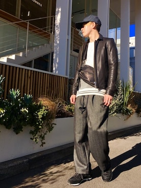 大澤 拓也さん(メンズ・165cm)の冬コーディネート