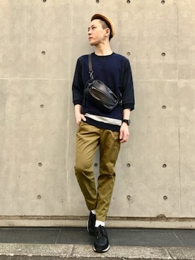 大澤 拓也さん（メンズ・165cm）の春コーディネート