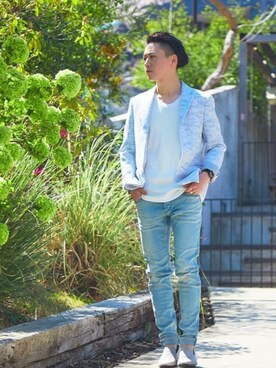 大澤 拓也さん(メンズ・165cm)の春コーディネート