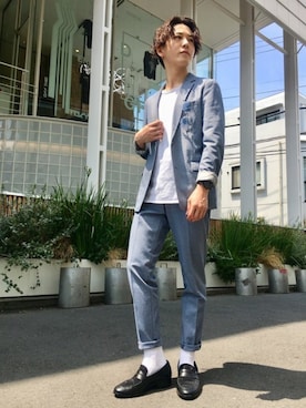 大澤 拓也さん（メンズ・165cm）の夏コーディネート