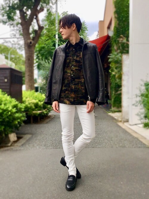 希少【5351POUR LES HOMMES】3/ラムレザー 短丈 ジャケット シングル レザージャケット｜5351POUR LES HOMMES / 5351プール・オム