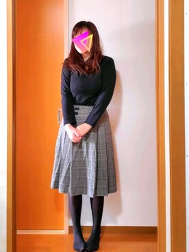 「ALPHA CUBIC（アルファーキュビック）のアイテム」を使った、いと。さん（レディース・155cm）の秋コーディネート
