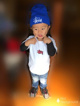 エイトさん（キッズ・100cm）の秋コーディネート