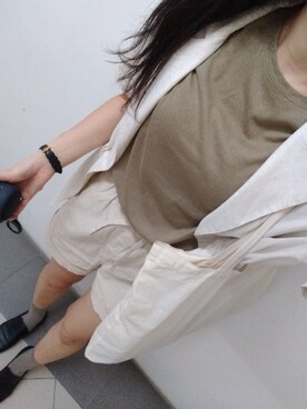 「MIXXO（ミッソ）のアイテム」を使った、Sakiさん（レディース・165cm）の春コーディネート