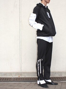 「文化服装学院」｜shuさん（メンズ・174cm）の春コーディネート