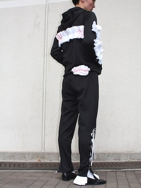 「BODY WILD（ボディーワイルド）のアイテム（トップス）」を使った、shuさん（メンズ・174cm）の春コーディネート