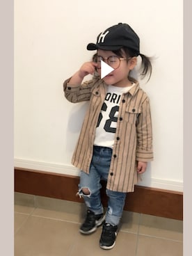 ちゃき☺︎"さん（キッズ・120cm）の春コーディネート