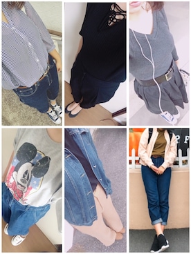 「PRIMARK（プライマーク）のアイテム（スウェット）」を使った、mmmさん（レディース・163cm）の秋コーディネート