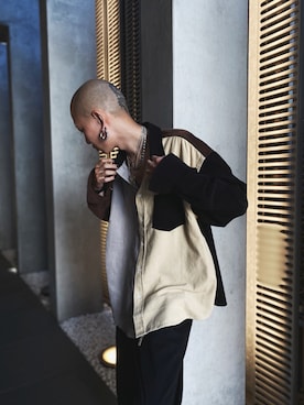 梶田 健太郎さん（メンズ・177cm）の冬コーディネート