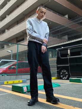 梶田 健太郎さん（メンズ・177cm）の冬コーディネート