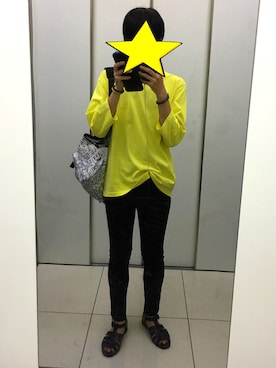 「Keith Haring（キース・ヘリング）のアイテム（バッグ）」を使った、shintaro.さん（メンズ・178cm）の夏コーディネート