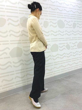 「スニーカーパンプス」｜HIMIKO　大丸福岡天神店(博多大丸)さん（レディース・158cm）の冬コーディネート