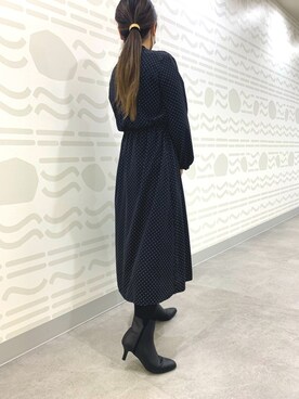 「water massage（ウォーターマッサージ）のアイテム」を使った、HIMIKO　大丸福岡天神店(博多大丸)さん（レディース・158cm）の冬コーディネート