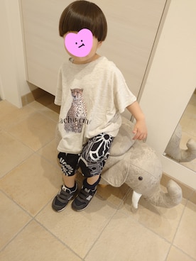 「SOU･SOU（ソウ・ソウ）のアイテム」を使った、SHUpamさん（キッズ・90cm）の春コーディネート