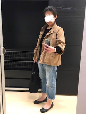 「Lui e Lei（ルイエレイ）のアイテム（シューズ）」を使った、はむさん（レディース・158cm）の冬コーディネート