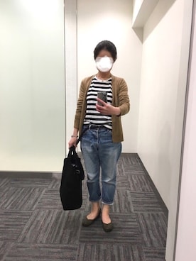 「Lui e Lei（ルイエレイ）のアイテム（シューズ）」を使った、はむさん（レディース・158cm）の冬コーディネート