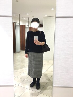 「Lui e Lei（ルイエレイ）のアイテム（シューズ）」を使った、はむさん（レディース・158cm）の秋コーディネート