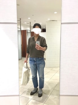 「Lui e Lei（ルイエレイ）のアイテム（シューズ）」を使った、はむさん（レディース・158cm）の秋コーディネート