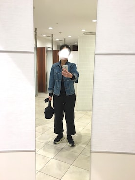 「orSlow（オアスロウ）のアイテム（ジャケット/アウター）」を使った、はむさん（レディース・158cm）の冬コーディネート