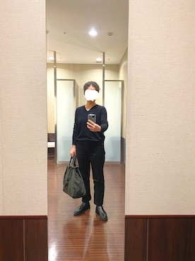 「POOL（プール）のアイテム」を使った、はむさん（レディース・158cm）の冬コーディネート