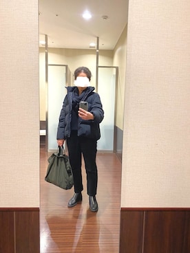 「POOL（プール）のアイテム」を使った、はむさん（レディース・158cm）の冬コーディネート