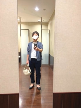 「Lui e Lei（ルイエレイ）のアイテム（シューズ）」を使った、はむさん（レディース・158cm）の春コーディネート