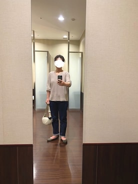 「Lui e Lei（ルイエレイ）のアイテム（シューズ）」を使った、はむさん（レディース・158cm）の春コーディネート