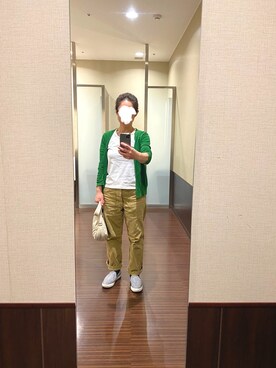 「orslow」｜「アイテム（スリッポン）」を使った、はむさん（レディース・158cm）の春コーディネート
