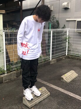 「MARTINE ROSE（マーティンローズ）のアイテム（スニーカー）」を使った、 ぴえんさん（メンズ・170cm）の夏コーディネート