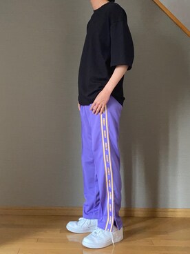 「NERDY（ノルディ）のアイテム（パンツ）」を使った、 ぴえんさん（メンズ・170cm）の夏コーディネート