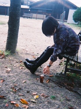 憂田さん(メンズ・153cm)の冬コーディネート